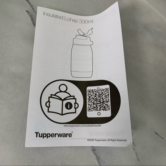 Tupperware Exclusive Insulated Thermal Bottle New - Picture 8 of 10